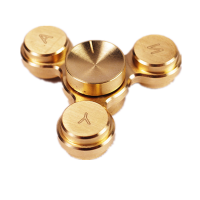 Pure Copper Mini Metal Fidget Hand Spinner Adhd Austim Fingertips Fingers Gyro Reduce Stress Toys