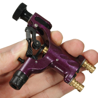 Purple Silent Rotary Motor Tattoo Dragonfly Machine Kit Set