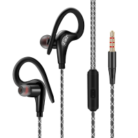 QKZ DM500 Wired 10mm Driver Sport Stereo Bass In ear Earphone with Microphone Line Control