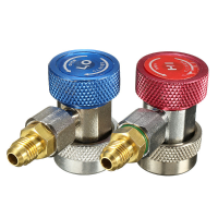 R134a Ac Air Condition Adjustable Quick Connector Adapter High/low Pressure