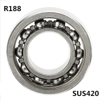 R188 6.35X12.7X4.762Mm Ball Bearing Ss420 Hybrid 10 Beads Ceramic Balls For Fidget Hand Spinner