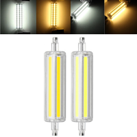 R7s 12w Cob Yes/no Dimmable 1150lm Pure White Warm White Led Corn Light Bulb Ac85 265v