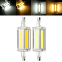 R7S 8W COB Yes/No Dimmable Pure White Warm White LED Corn Light Bulb AC85 265V