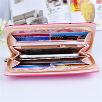 Rabbit Ear Zipper Long Wallet Girls Cute Animal Candy Color Purse Card Holder Coins Bags