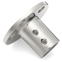 Rail/stanchion Round Base 316 Stainless Steel Boat For 7/8 Inch 22mm Tube 90 Degree