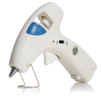Raitool™ 10w Plastic Electronic Heating Hot Melt Glue White Hot Melt Glue Gun With 50pcs Glue Sticks