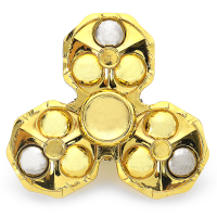 Random Color Tri Spinner Plastic Rotating Fidget Hand Spinner Adhd Autism Reduce Stress Toys