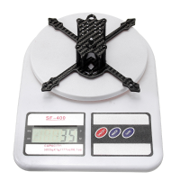 Realacc Blackbird 140 140mm 4mm Arm Thickness Carbon Fiber Frame Kit With Pdb And Battery Strap