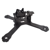Realacc X210 V+ 214mm 6k Carbon Fiber Fpv Racing Frame 4mm Frame Arm W/ Led Board 5v & 12v Pdb