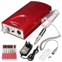 Rechargeable Cordless Electric Nail Drill Machine Set Manicure Pedicure Bit File Sand Salon Tools