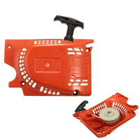 Recoil Pull Start Starter Red For Chinese Chainsaw 4500 5200 5800 45cc 52cc 58cc