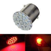 Red Ba15s P21w 1156 22 Led Smd Tail Side Light Side Indicator Light Bulb