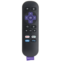 Replacement Remote Control for ROKU 1/ 2/ 3/ 4 LT HD XD XS with 4 Shortcut Buttons