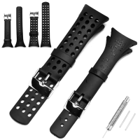 Replacement Silicone Rubber Watch Band Strap For Suunto
