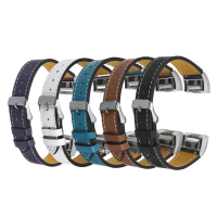 Replacement Watch Band Strap Leather Wristband Bracelet For Fitbit Charge 2