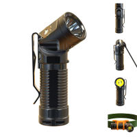 Rofis R1 Xm L2 U2 900lumens Magnetic Tail Magnetic Rechargeable Edc Led Angel Flashlight Headlamp
