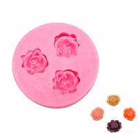 Rose Silicone Fondant Mold Cake Decorating Mould Gum Paste Sugarpaste Mold Fda Lfgb