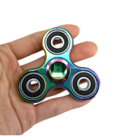 Rotating Tri Spinner Colorful Fidget Hand Spinner Adhd Autism Reduce Stress Focus Attention Toys