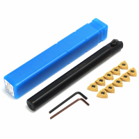 S20r Mwlnr08 Lathe Turning Tool Boring Bar Holder With 10pcs Wnmg0804 Insert