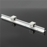 Sbr10 L400mm Axis Linear Track Rails Shaft With 2pcs Sbr10uu Block Bearing