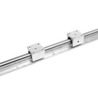 Sbr12 1500mm Support Linear Rail Optical Axis Guide With 2pcs Sbr12uu Bearing Blocks