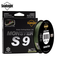 Seaknight S9 300m 9 Strands Braided Wire 20 100lb Fishing Line 9.1 45.4Kg Green Smooth Pe Line