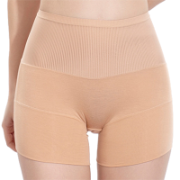 Seamfree Breathable Vertical Stripes Stretchy High Waist Soft Breathable Boyshorts