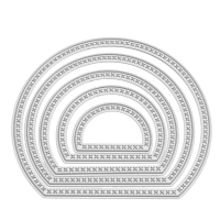 Semicircle Frame Pattern Set Scrapbooking DIY Album Card Paper Art Craft Maker Cutting Dies