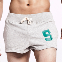 Seobean Men's Elastic Waist Home Pants Casual Arrow Sports Beach Shorts