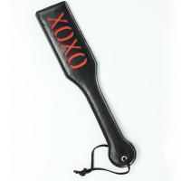 Sex Toys Black Pink Pu Leather Spanking Paddle
