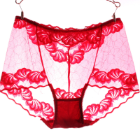 Sexy Lace High Waist Plus Size Women Panties
