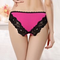 Sexy Lovely Low Waist Lace High Elastic Panties Seamless Thongs Briefs
