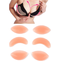 Sexy Silicone Invisible Stick Strapless Multiple Shape Thickening Bra Insert Padding