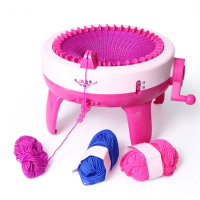 Shftoys 40 Needle Positions Kids Quick Knit Loom Big Size Kids Sewing Kits Multi Craft Weaving Loom
