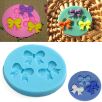 Silicone 3d Bowknot Fondant Mold Cake Decoration Diy Mold Mould