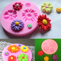 Silicone Flower Mold Cake Decorating Chocolate Sugar Craft Mould