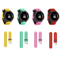 Silicone Watch Band Strap W/tool For Garmin Forerunner 220 230 235 620 630 735xt