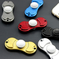 Silver Axis Rotating Fidget Hand Spinner Adhd Austim Fingertips Fingers Gyro Reduce Stress