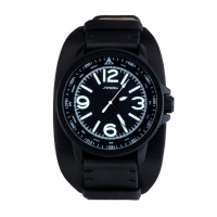 Sinobi 9556 Casual Men Sport Watch Fashion Army Military Leather Analog Wrist Watch