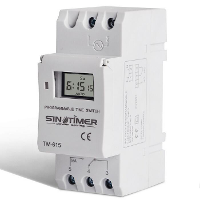 Sinotimer Tm 615 Ac220v 16a Electronic Weekly 7 Days Programmable Digital Time Switch Relay Timer Control Din Rail Mount
