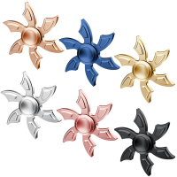 Six Leaf Fidget Hand Spinner Toys Fingertips Fingers Gyro Reduce Stress Autism And Adhd Kids