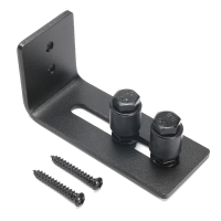 Sliding Barn Door Bottom Wall Guide Mount Adjustable Hardware With Screws Set
