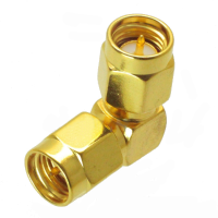 Sma Male To Male Adapter Rf Connector Right Angle 90 Degree For Fpv Rc Drone