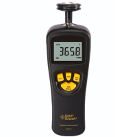 Smartsensor Ar925 Digital Tachometer Contact Motor Tachometer Rpm Meter Tach Speedometer 0.05~19999.9M/min 0.5~19999Rpm