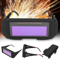 Solar Auto Darkening Welding Glasses Welding Helmet Eyes Shield Goggle With Band