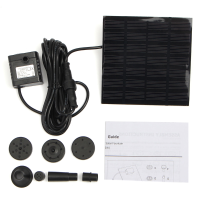 Solar DC Submersible Water Pump Miniature Landscape Fountain Pump