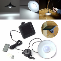 Solar Outdoor Garden Patio Led Ceiling Pendant Light Hanging Garage Shed Lamp + Remote Control