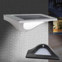 Solar Power 16 Led Wall Light Pir Motion Sensor Outdoor Waterproof Garden Security Lamp