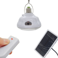 Solar Power 24 Led Remote Outdoor Yard Tent Light Emergency Camping Lamp