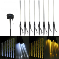 Solar Power Acrylic Bubble Led Light Outdoor Garden Lawn Landscape Lamp Decor
